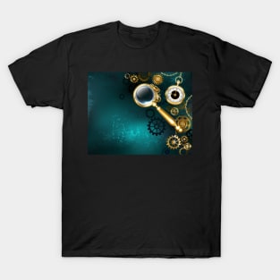 Magnifier in Steampunk Style T-Shirt